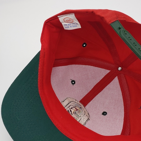 Vintage WOODCHUCK DRAFT CIDER Beer Snapback Hat / Baseball Cap - Picture 4 of 4